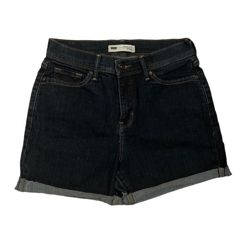 Levi’s 512 Dark Wash Cut Off Denim Shorts Women’s 26